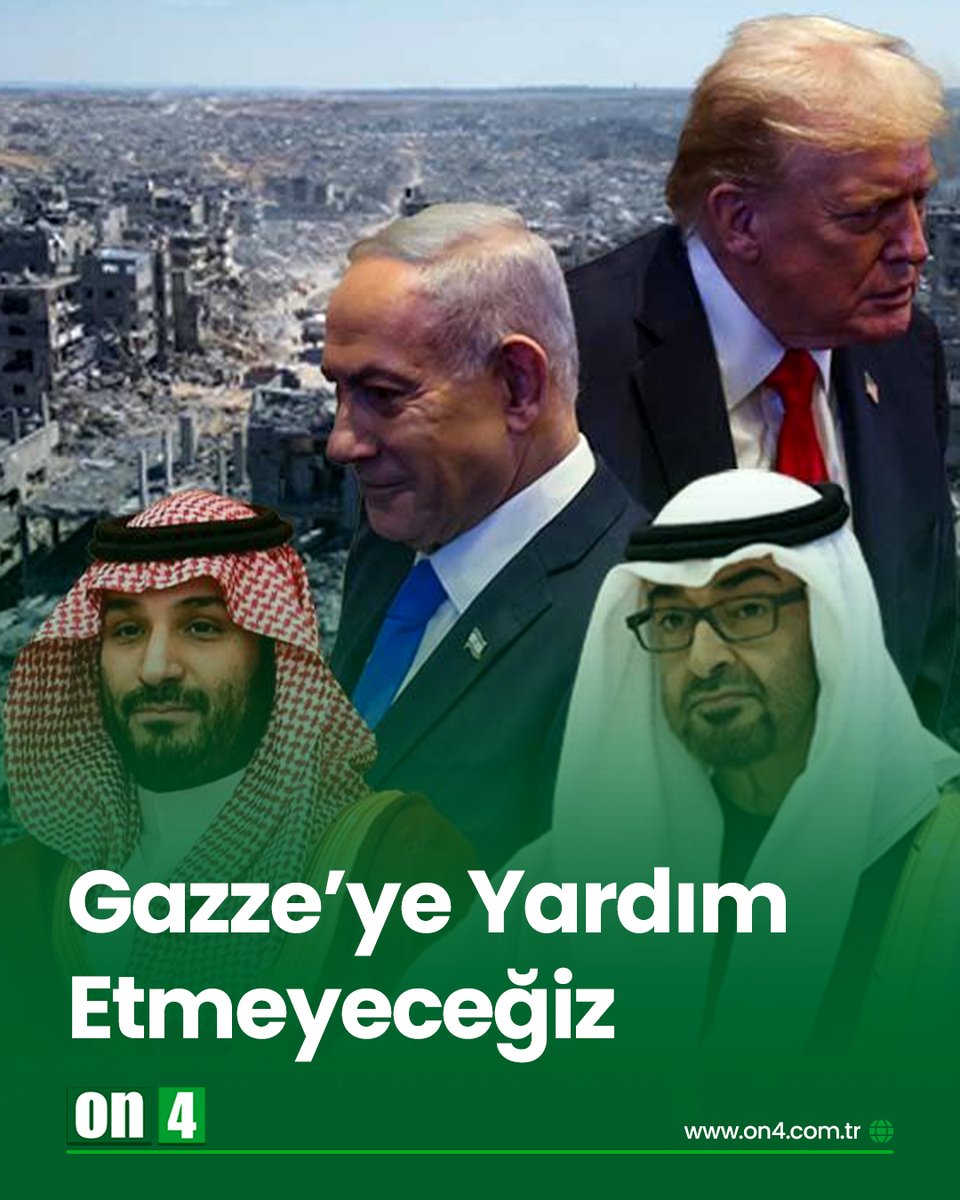 Suudi Arabistan, Bahreyn ve BAE, Hamas'ın silah bırakmaması durumunda Gazze'nin yeniden inşasına yardım etmeyeceklerini ABD yönetimine bildirdi.