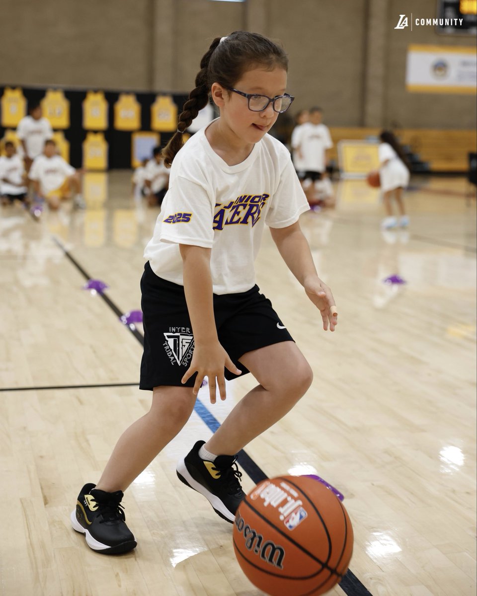 LakersCommunity's tweet photo. The @NBA , @WNBA , @jrnba ,Los Angeles Lakers, and South Bay Lakers are dedicated to empowering the next generation of girls and leaders both on and off the court! Come join the fun and learn more at https://t.co/JPblZ86esn ππ
#JrNBAJrWNBAWeek π https://t.co/FvVuJcxD16