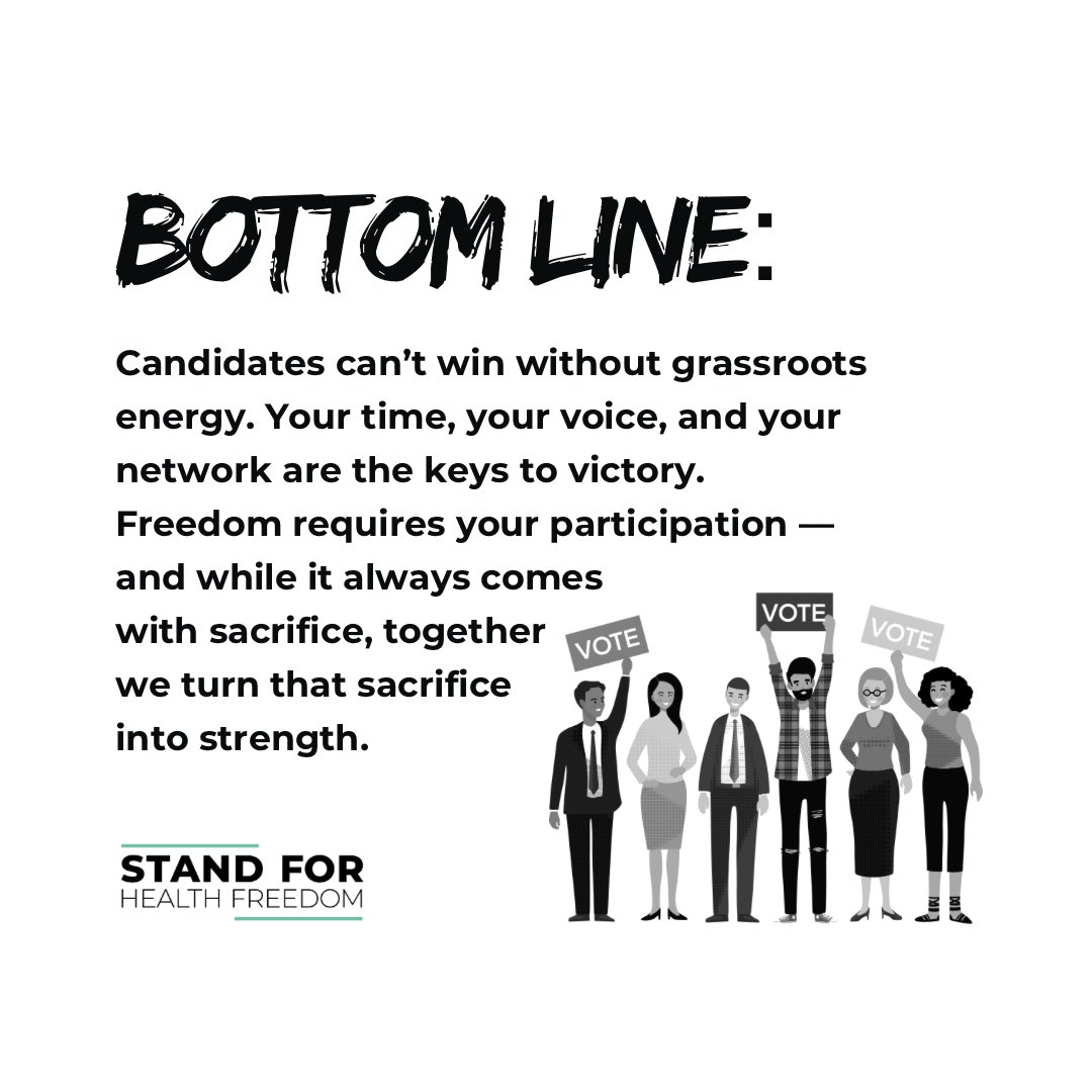 standforhealth1's tweet photo. Bottom line: Candidates can’t win without you.
Your time, your voice, and your network are the keys to victory.
##TheTippingPoint https://t.co/V9zcdi0wjl