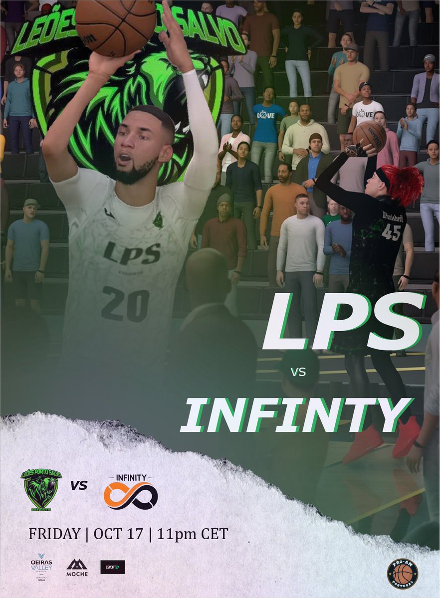 Leรตes Porto Salvo Esports (@leoesps_esports) on Twitter photo Vamos a jogo hoje para avanรงar para mais uma ronda da <a href="/EuroHoops2K/">๐๐๐ฟ๐ผ ๐๐ผ๐ผ๐ฝ๐ ๐ฎ๐</a> CUP ๐ฆ
๐ <a href="/EuroHoops2K/">๐๐๐ฟ๐ผ ๐๐ผ๐ผ๐ฝ๐ ๐ฎ๐</a>
๐ <a href="/Infinity2kk/">Infinity</a>
โ๏ธ 23:00 CET / 22:00 GMT
PG <a href="/goncalochaves_/">goncalochaves_</a>
SG <a href="/Ziggyy5G/">Z</a>
SF <a href="/1vmpya/">vmpya</a>
PF <a href="/lIPunisherll/">Punisher</a>
C <a href="/AutmnLeaves1/">AutmnLeaves</a> Vamos a jogo hoje para avanรงar para mais uma ronda da <a href="/EuroHoops2K/">๐๐๐ฟ๐ผ ๐๐ผ๐ผ๐ฝ๐ ๐ฎ๐</a> CUP ๐ฆ
๐ <a href="/EuroHoops2K/">๐๐๐ฟ๐ผ ๐๐ผ๐ผ๐ฝ๐ ๐ฎ๐</a>
๐ <a href="/Infinity2kk/">Infinity</a>
โ๏ธ 23:00 CET / 22:00 GMT
PG <a href="/goncalochaves_/">goncalochaves_</a>
SG <a href="/Ziggyy5G/">Z</a>
SF <a href="/1vmpya/">vmpya</a>
PF <a href="/lIPunisherll/">Punisher</a>
C <a href="/AutmnLeaves1/">AutmnLeaves</a>