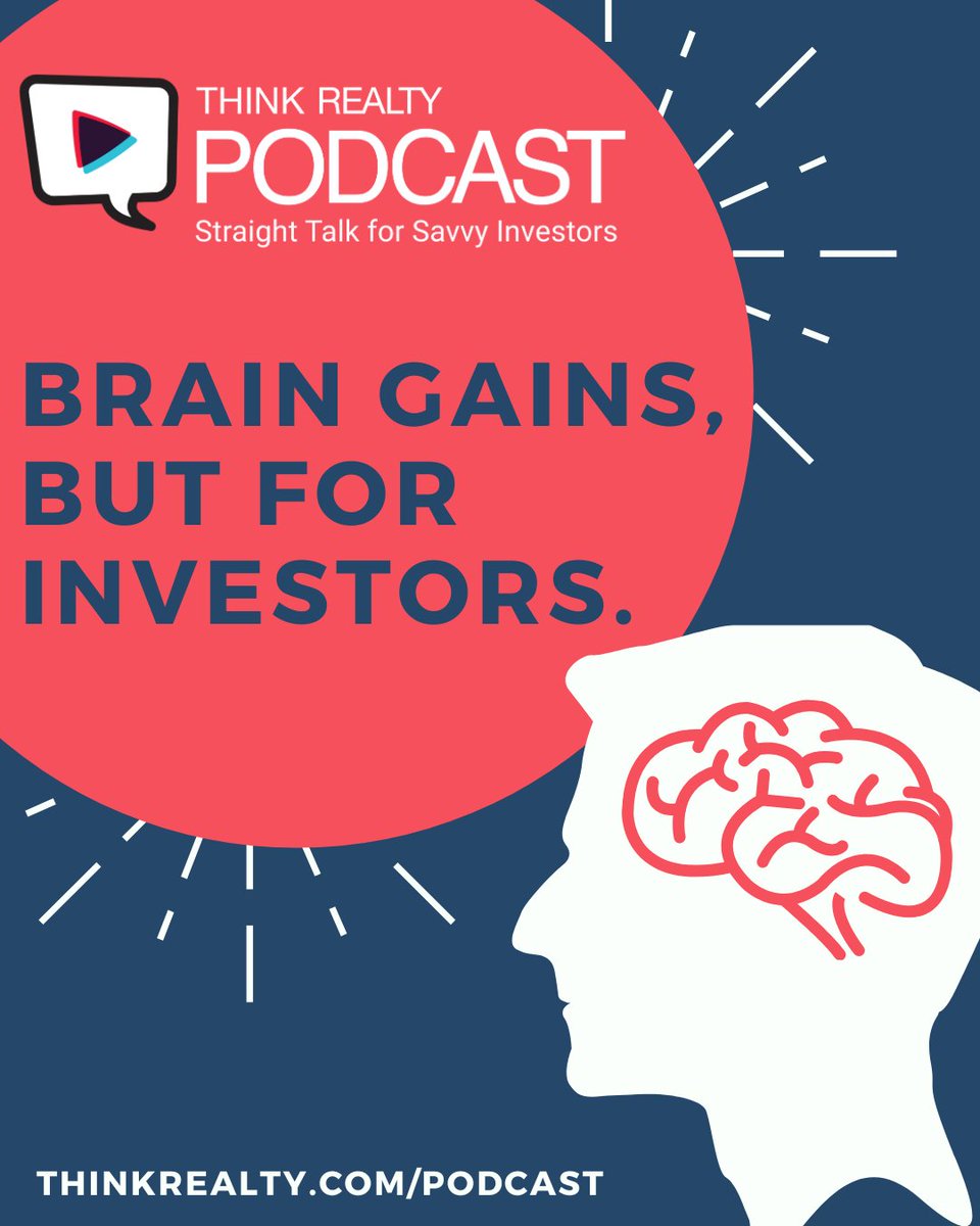 🧠💪 Brain Gains, But for Investors.

Skip leg day—it's time for equity day.
The Think Realty Podcast is your weekly mental workout for building wealth, spotting deals, and flexing that investor IQ.

🎧 Press play &amp; bulk up that brain → thinkrealty.com/podcast/