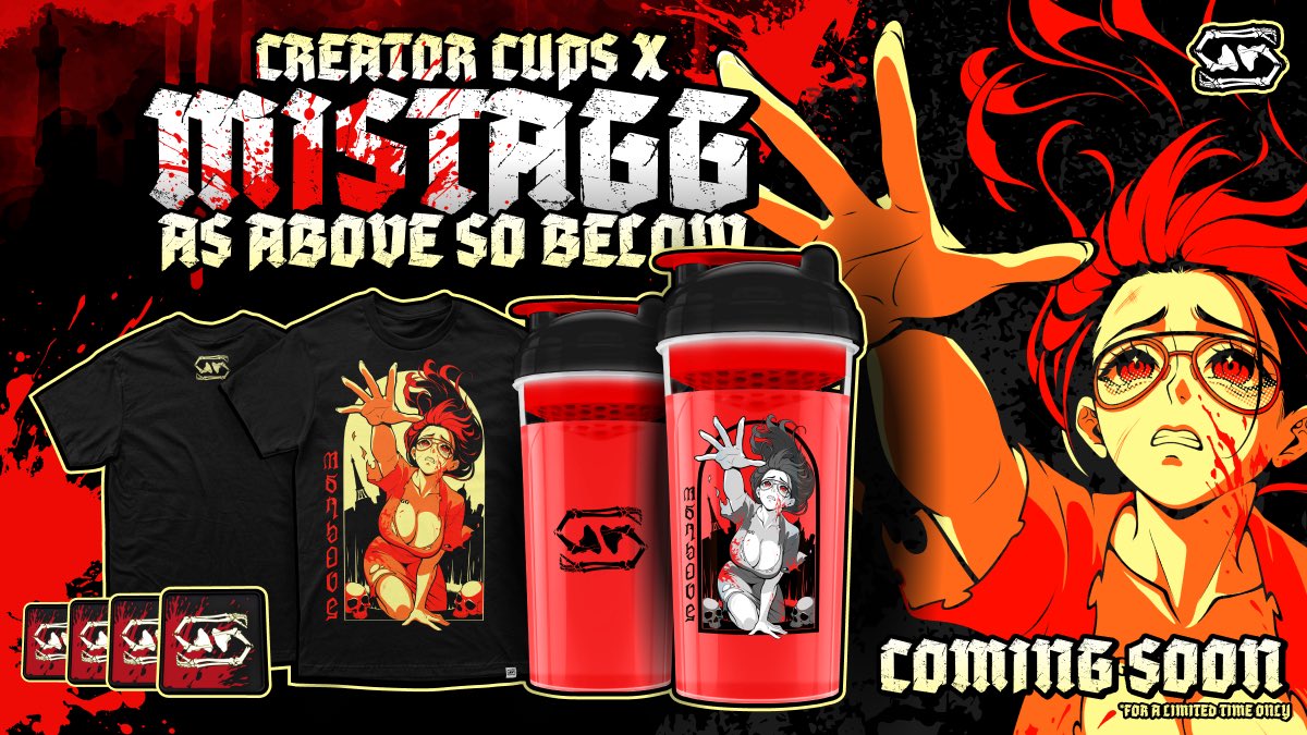 TheMistaGG's tweet photo. WE'RE SO BACK WITH ANOTHER @GamerSupps DROP BABY

THE AS ABOVE, SO BELOW COLLECTION 

LIVE NOW!!

code: MISTAGG 10% off https://t.co/27DGy1MLJZ