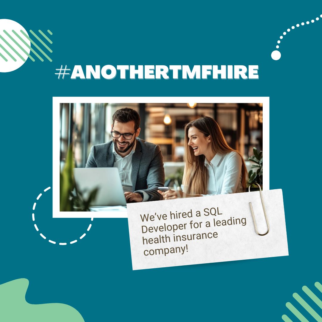 TMFloydandCo's tweet image. We’re excited to announce #AnotherTMFHire — a SQL Developer with a well-known health insurance provider in South Carolina!
Congrats to our newest hire on this incredible step forward!
#TechCareers #SouthCarolinaJobs #ITJobs #NowHiring