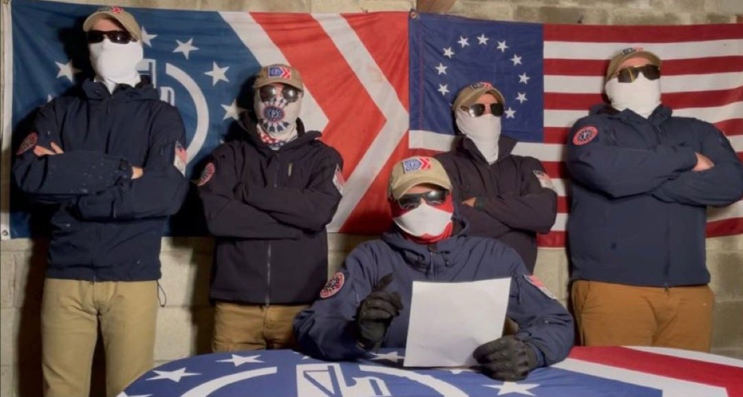 BREAKING: The Patriot Front announces they stand in solidarity with Comey and Wray