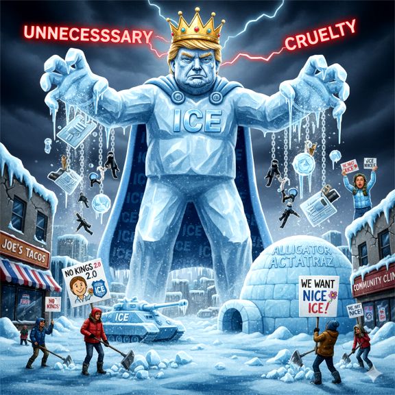 Big Education Ape: ICE AIN’T NICE: THE UNNECESSARY CRUELTY OF TRUMP’S IMMIGRATION CIRCUS—AND WHY IT’S FUELING THE OCTOBER 18 NO KINGS UPRISING #NoKingsProtest #NoKingsOct18 #NoKingsInAmerica bigeducationape.blogspot.com/2025/10/ice-ai…