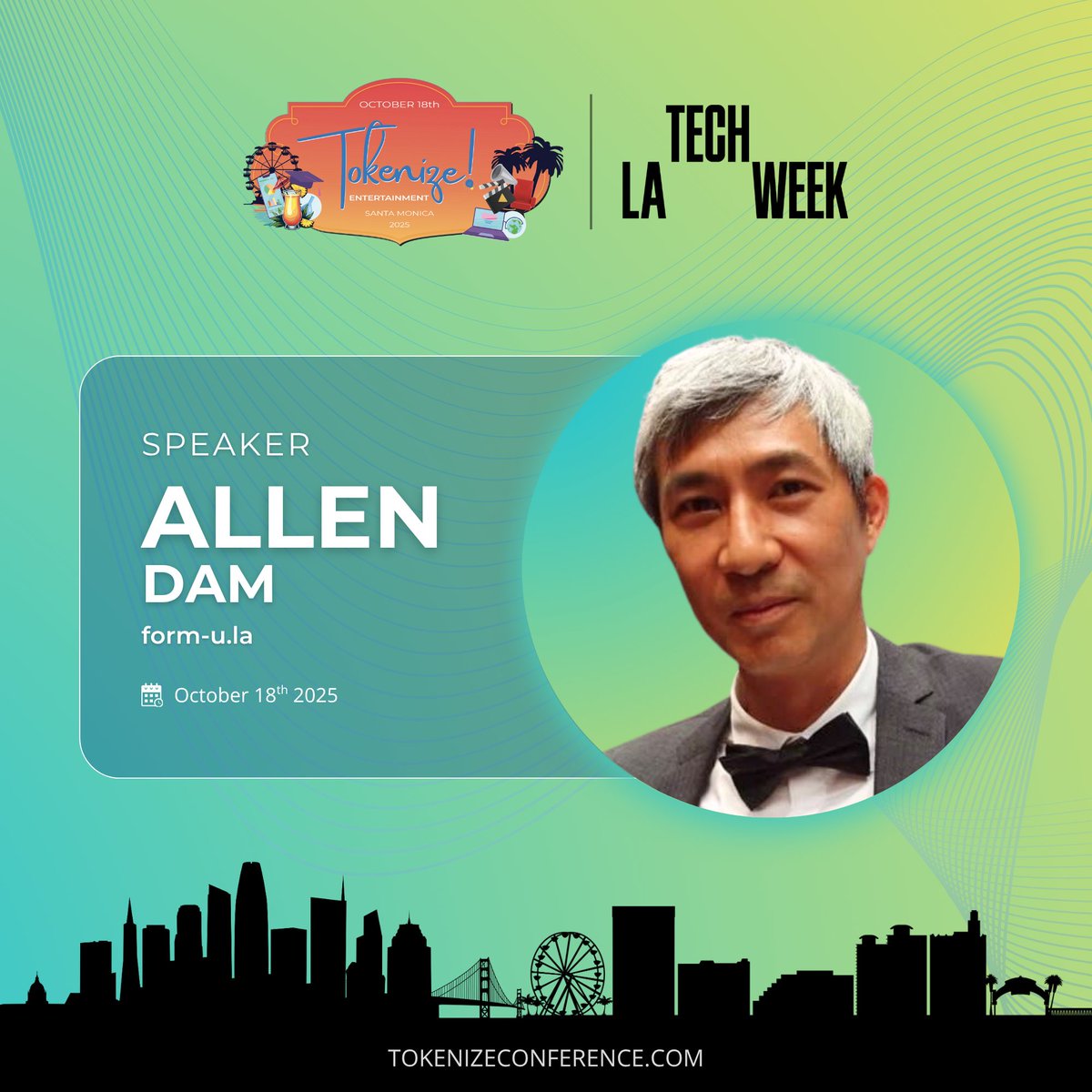 TokenizeCon's tweet photo. @TheEricPulier @michaelterpin @BitAngels @vatominc @Cavalier__3 @SerialTechX @SHIZA_AI @MehowHacks @MatterFi_com @DonJohnsonSays @virtuals_io @chaumdotcom @marcscarpa @defiancemediatv @Superplex @huuep @OnChainMonkey @marciejastrow On deck at Tokenize! Entertainment: Creators and the Future of Film 🎥

Panelists:  
Danny Yang 
Marcie Jastrow (OWN.) 
Ali Aksu, Untold Capital
Ted Gagliano, Bunker Hill Comics 
Allen Dam, https://t.co/Lc52FoIAyb https://t.co/23UGwYW87H