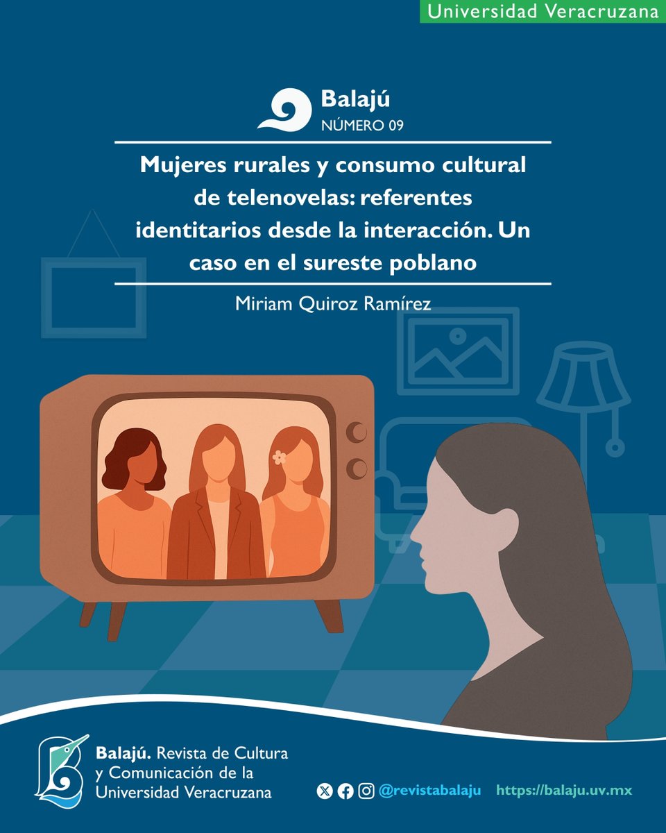 ¿Qué significa “ser mujer” en lo rural cuando la TV entra en escena?
Explora cómo las mujeres de San Bartolo Teontepec construyen su identidad entre la vida cotidiana y las telenovelas.
Una mirada etnográfica a género, cultura y medios.
📰 Más, en Balajú #9
#IdentidadFemenina