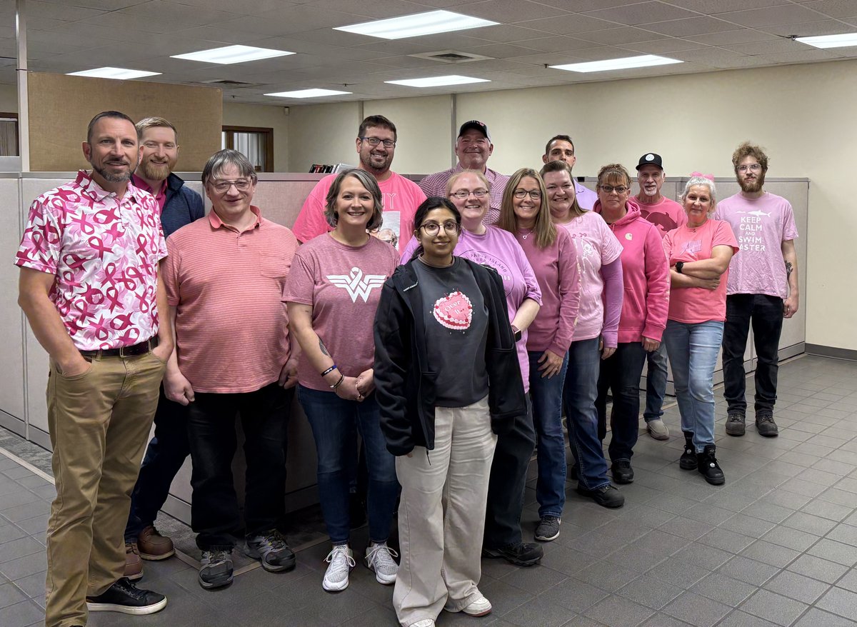 Power in pink! 

The Roll Rite team showed support for those fighting breast cancer in our annual #PinkOut.

Remember to regularly get mammograms &amp; clinical breast exams for early detection of the second most common cancer in women worldwide.

#breastcancer #breastcancerawareness