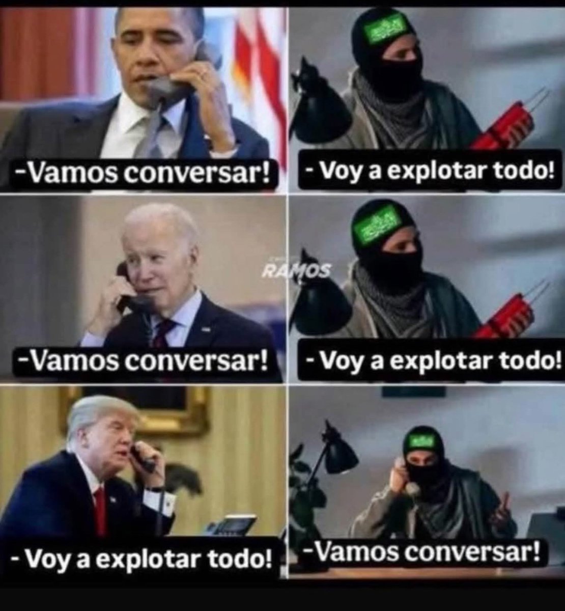 ❗ ASÍ SE NEGOCIA CON HAMÁS❗

#Trump 🇺🇲