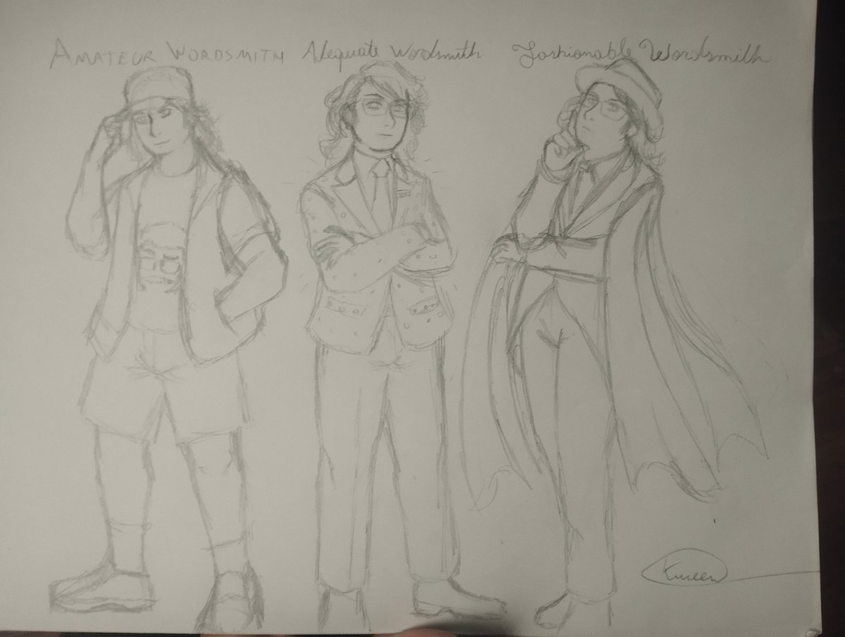 KweenImp's tweet photo. Just a quick sketch of @TheStupendium evolving into a fashionista! Well, you're always fashion, Stupes. Thanks for another amazing video
#TheScienceofStyle #StyleTheory https://t.co/N1RNQzSGru