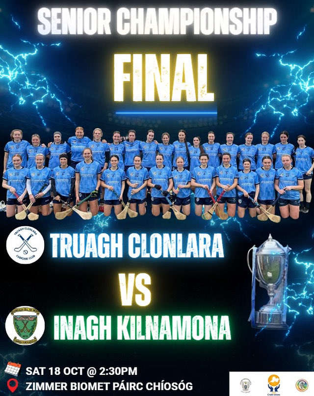 OfficialTruagh's tweet photo. 🩵💙🩵💙🩵💙

Wishing the very best of luck to our incredible Senior Ladies as they set out on their quest for a historic three in a row! A massive challenge awaits against the unbeaten in Championship, Inagh Kilnamona – but we know our girls are ready to give it everything 🩵💙 https://t.co/H70MwTDNtI
