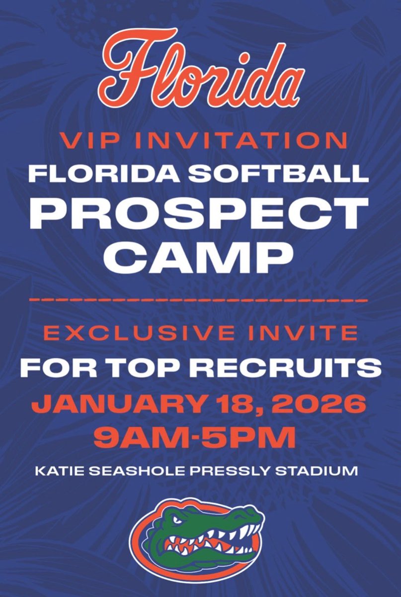 Thank you <a href="/GatorsSB/">Gators Softball</a> for the invite!! Can’t wait 🐊 <a href="/Coach_AT/">Aric Thomas</a> <a href="/FranEnea10/">Francesca Enea</a> <a href="/svanbrak/">Stephanie VanBrakle Prothro 🥋</a> <a href="/ExtraInningSB/">EXTRA INNING SOFTBALL</a> @On3sports <a href="/SoftbalAmerica/">Softball America</a> <a href="/louis_chaos/">St. Louis Chaos 16U National Perone/Beatty</a> <a href="/SKG_Softball/">Seckinger Softball</a> <a href="/LineDsoftball/">Line Drive Media</a> <a href="/los_stuff/">Carlos Arias</a>