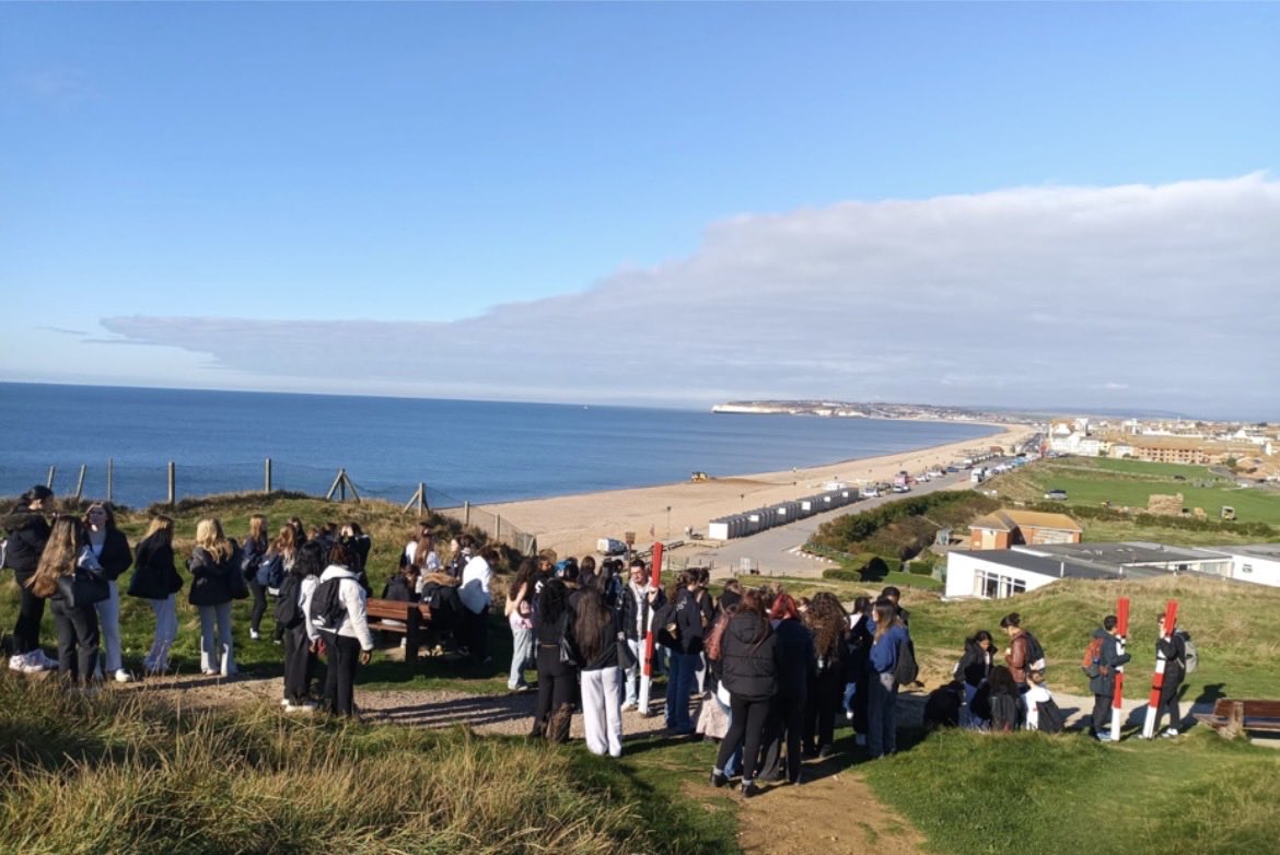 #MillaisHistory Our Geography colleagues spent two very successful days with Year 11 completing their final piece of coursework in Seaford.