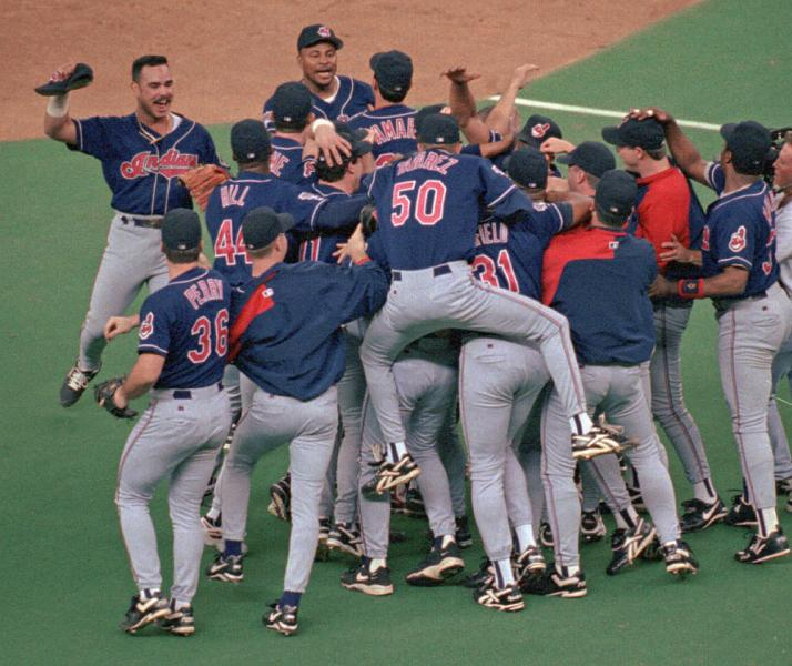 30 years ago today, the Indians won the pennant. 

Cleveland took game 6 against the Mariners, despite Randy Johnson being on the bump. The offense lead by Kenny Lofton, Carlos Baerga, and Albert Belle overpowered the Big Unit, sending the Indians to the Fall Classic for the