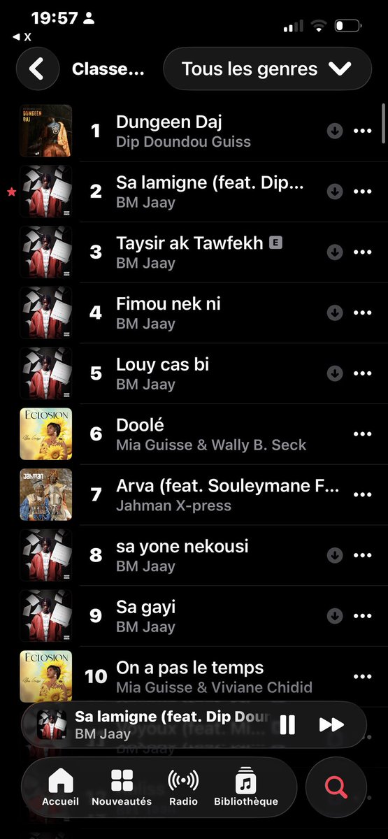onerpm.link/CPR

L'album Cpr est top 1 sur Apple music 
Devant Éclosion de mia guissé et entre nous de Waly 

Streamez fort les gars 🙌