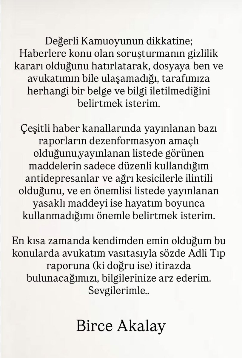 Değerli Kamuoyunun dikkatine;