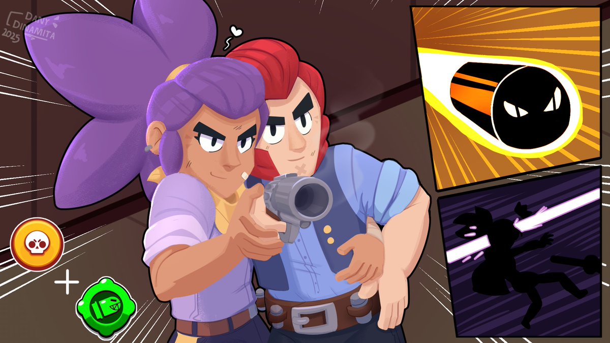 dany_dinamite's tweet photo. 💛[黄金の弾丸]💛

#BrawlStars #BrawlStarsArt #coltxshelly #shellyxcolt https://t.co/5yFNOe3zFh