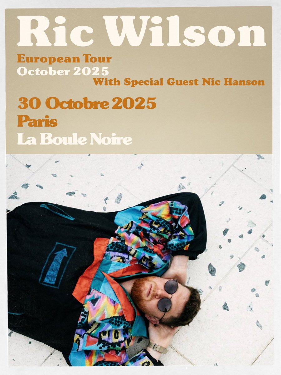 FreeDiscoLabel's tweet image. Paris just got even better 🇫🇷🕺🪩

We’re excited to announce that @nic_hanson , jackson homer &amp;amp; bijoo will be joining @RicWilson live at @Laboulenoire 30 Octobre 2025.

🎟 Tickets here: dice.fm/event/k6emdp-r…

#RicWilson #FreeDisco #LaBouleNoire #Paris #AmericaRunsOnDiscoTour