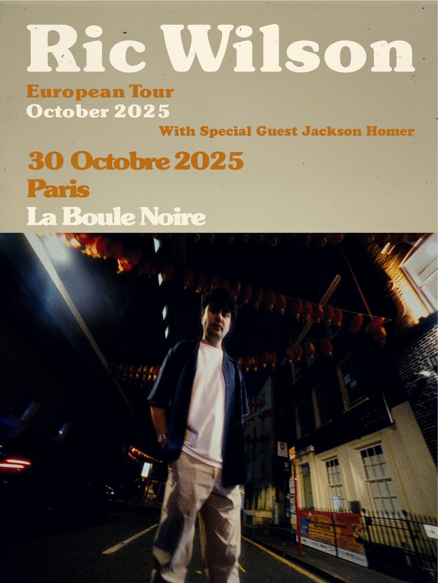 FreeDiscoLabel's tweet image. Paris just got even better 🇫🇷🕺🪩

We’re excited to announce that @nic_hanson , jackson homer &amp;amp; bijoo will be joining @RicWilson live at @Laboulenoire 30 Octobre 2025.

🎟 Tickets here: dice.fm/event/k6emdp-r…

#RicWilson #FreeDisco #LaBouleNoire #Paris #AmericaRunsOnDiscoTour