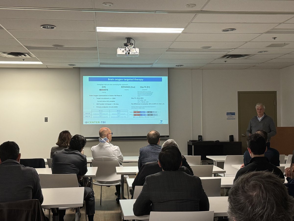SMH_NSSresearch's tweet image. Honoured to host Dr. Andrew Maas  at our Neurosurgery Traumatic Brain Injury Symposium at St. Michael’s Hospital. His insightful presentation on TBI was truly inspiring! @UnityHealthTO @UofTNeuroSurge