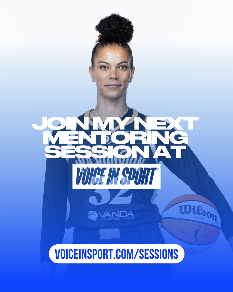 voiceinsport's tweet photo. Here's what past session attendees have to say about @alyshaclark's VIS Mentoring Sessions 💬

Alysha is hosting another one for FREE on Monday, October 20, at 6 PM ET. She will talk about "Finding Your Identity Outside of Sport" 💙

Sign up on the link in bio 📲🔗

#VISMentoring #WNBA #AlyshaClark #WashingtonMystics #Mentoring #WomensSports #WomenInSport #VoiceInSport