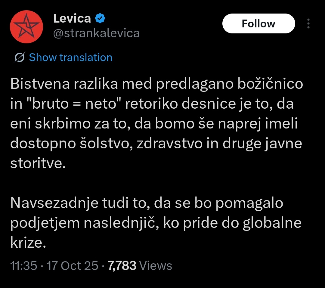 Tole si bom shranil za hude cajte.