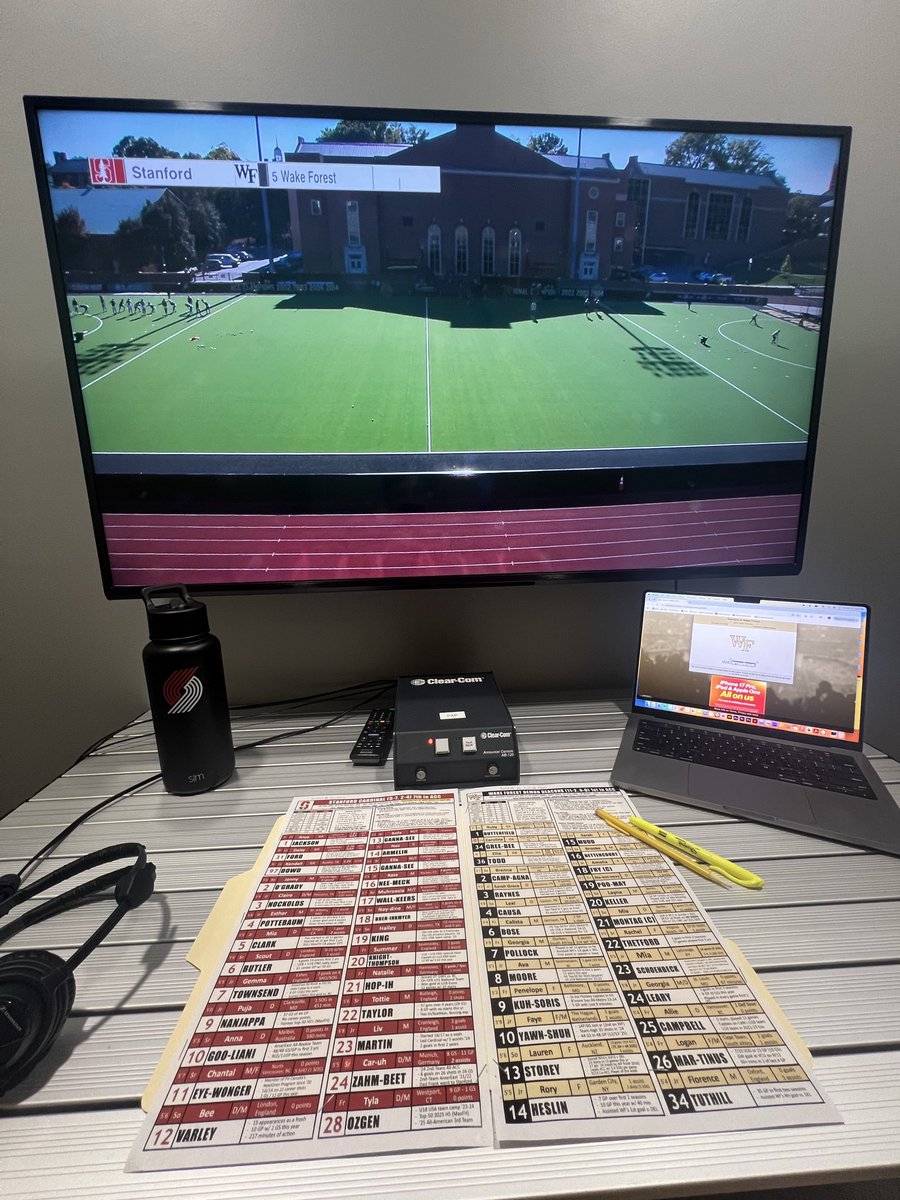I’m *kinda* here at Ketner Stadium, where No. 5 <a href="/WakeHockey/">Wake Forest Hockey</a> looks to extend its 11-game win streak (tied for longest in the nation)!

The Deacs host a <a href="/StanfordFH/">Stanford Field Hockey</a> squad that’s trying to secure a spot in the ACC tournament. Come hang out on ACCNX/ESPN+ at 5pm EST 🎩🌲