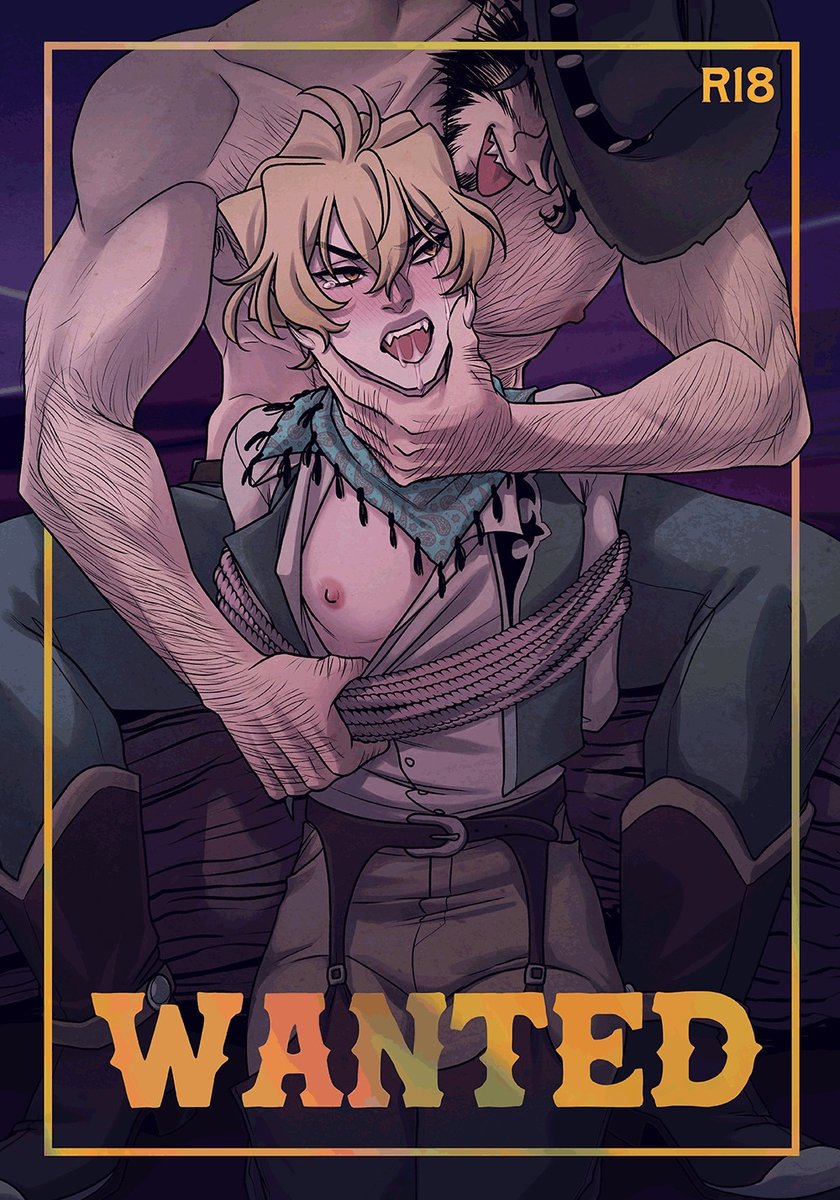 WANTED: a Hennie x Cash Western AU doujin is now up for preorder! 🔗 and preview below~