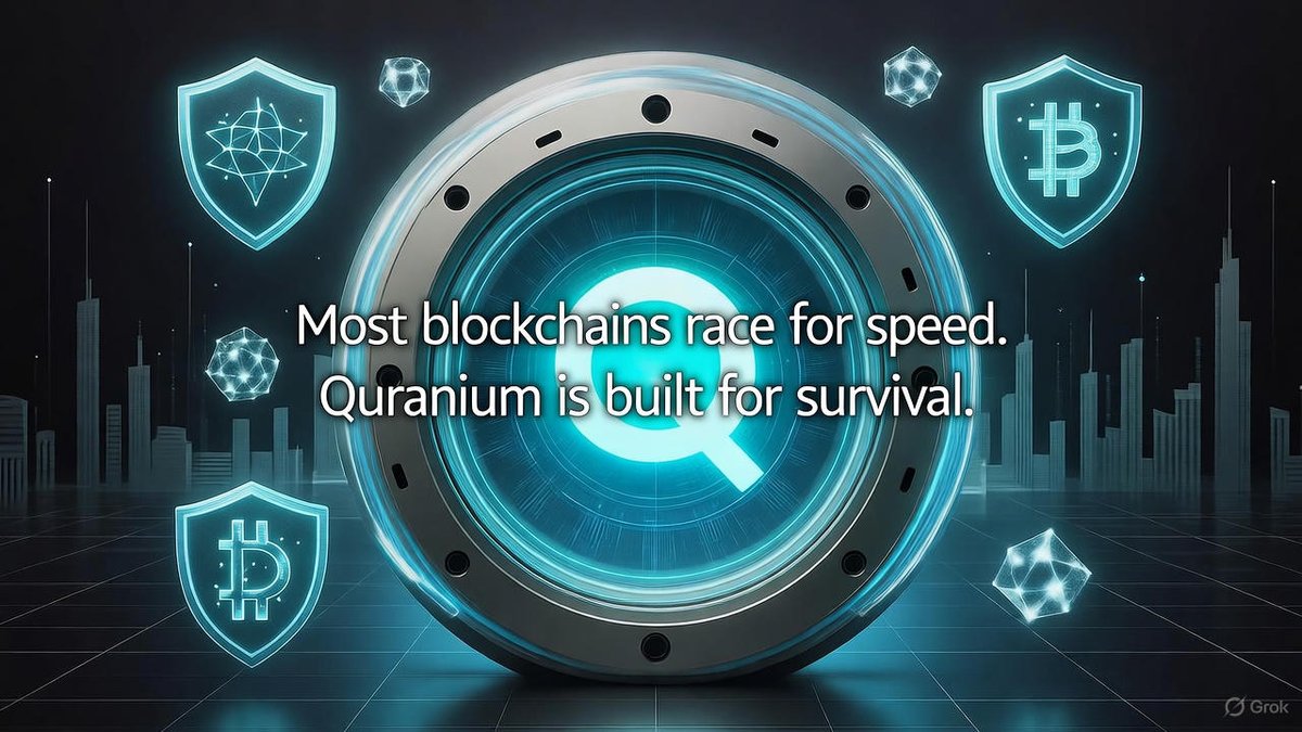 ADRIPFX's tweet image. Most blockchains race for speed.
Quranium is built for survival.

With SLH-DSA, the most conservative quantum secure standard, it protects digital assets against both current and future quantum attacks.

Secure tomorrow’s finance  today

#QuantumSecurity #BeUncrackable #Quranium