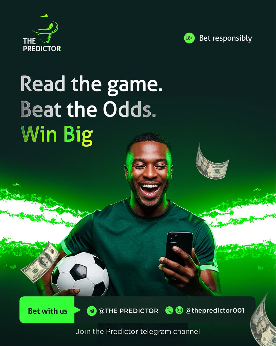 thepredictor001's tweet image. At THE PREDICTOR, we turn analysis into results.

👇Join our Telegram and start winning 🤑
t.me/+j07sv7La81k4Z…

#ThePredictor #CrashGame