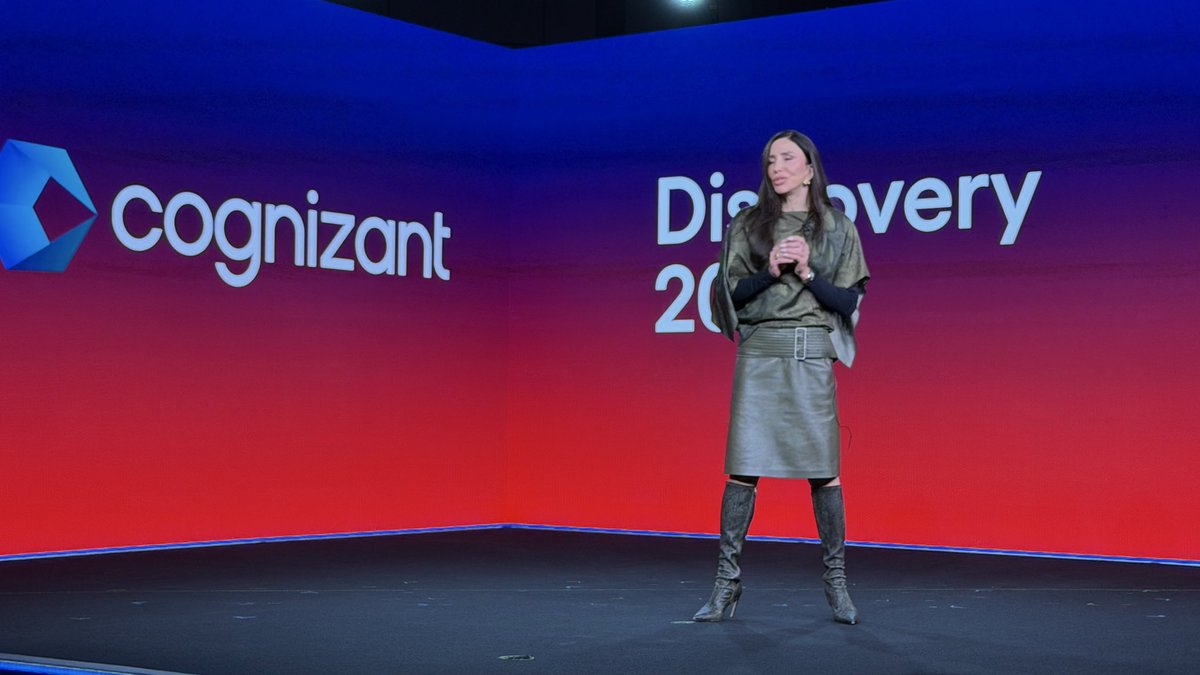 antobonan's tweet photo. RT @rwang0: MyPOV: a warm welcome from the VP of NA Marketing @Cognizant @Antobonan 
#CognizantDiscovery https://t.co/6XI5wOm8Fj