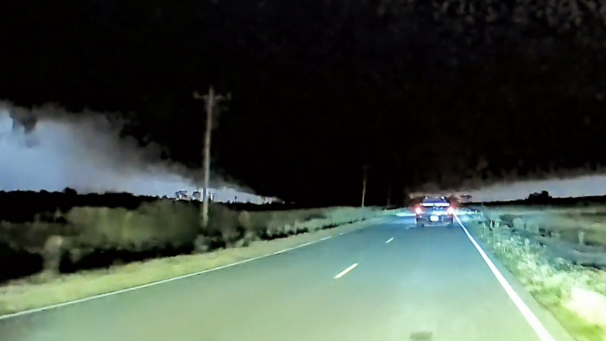 New found photo from May 18th 2025, as a MASSIVE mile wide #wedge #tornado crossed the road in front of me right before nearly wiping the small town of Plevna KS off the map. Thankfully it occluded as it approached town and didn't hit at full strength #wxtwitter #twister #kansas