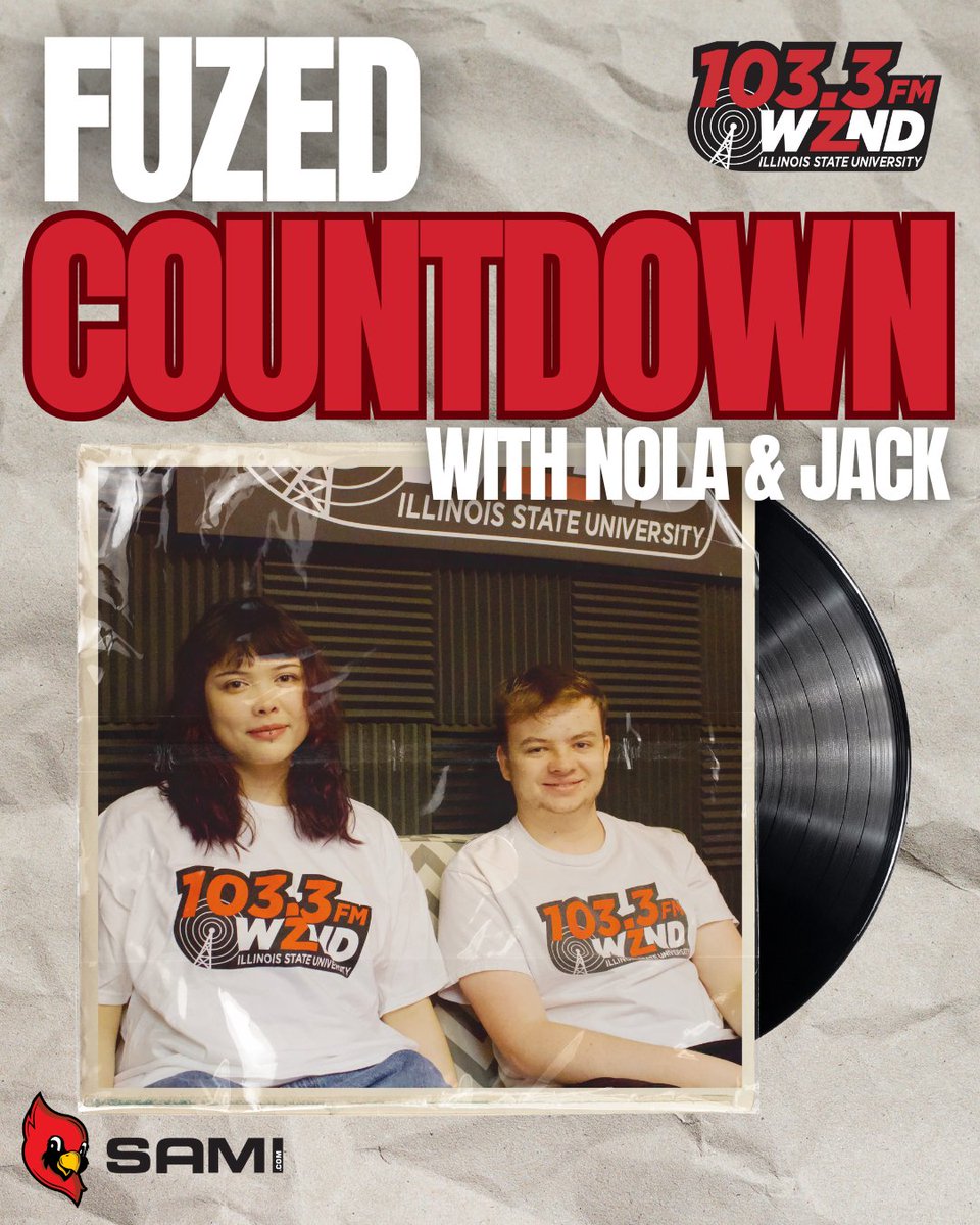 Don't miss Nola and Jack's countdown of WZND's Top 40 songs this Saturday at 10am 📻