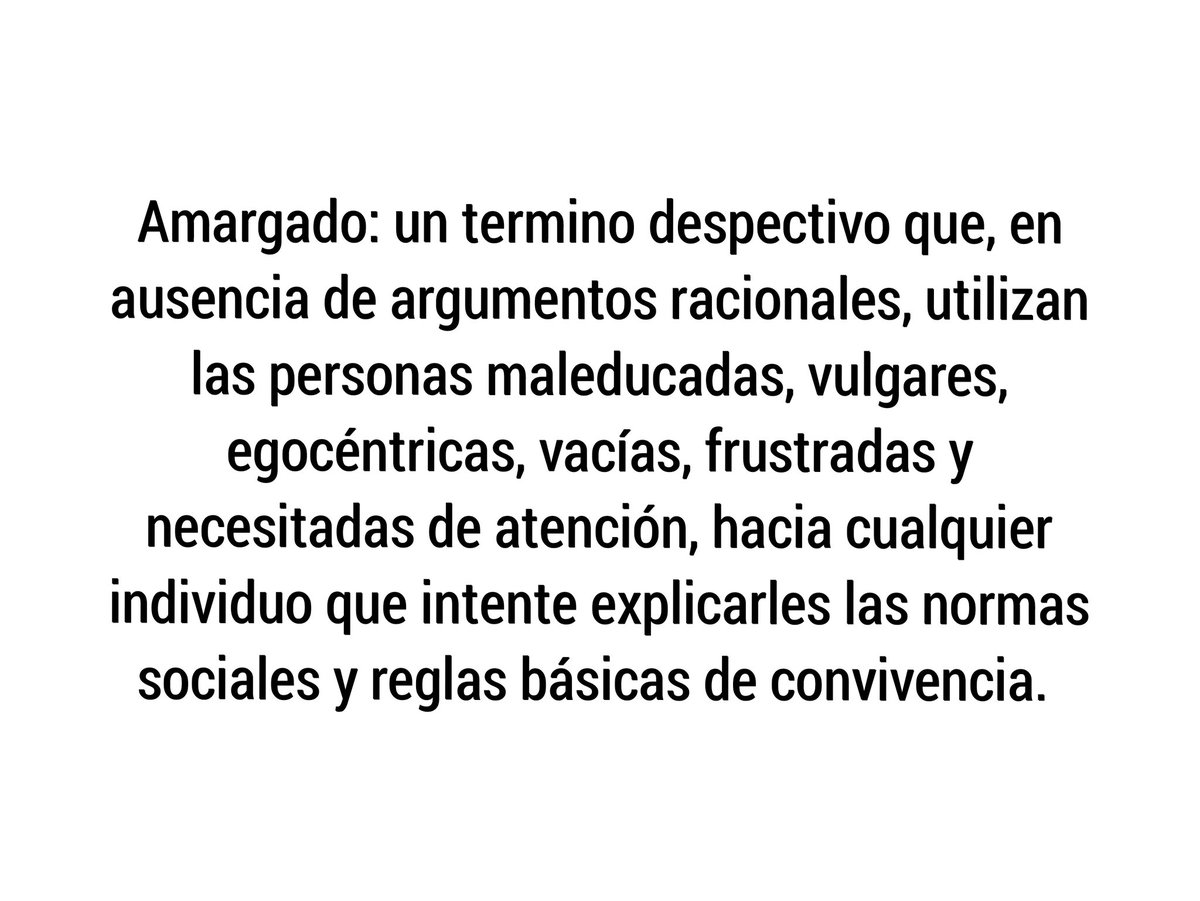 ColombiavsRuido's tweet photo. A los "amargados", nos urge esta nueva definición de la RAE😏
#ruido #salud #nomasvecinosruidosos #ruidoesviolencia #bajalealvolumen #nomasruido #leycontraelruido #ambiente #sostenibilidad #desarrollosostenible #saludpublica #convivencia #paz #educacion #Cultura #DerechosHumanos https://t.co/vUW1nbANEl