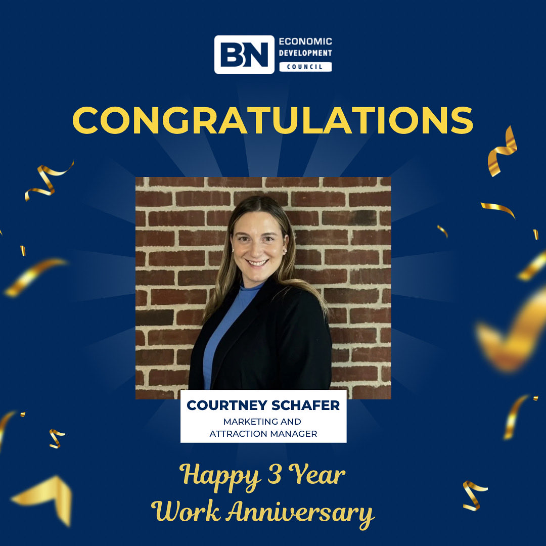 Happy 3rd Work Anniversary to our Marketing and Attraction Manager, Courtney Schafer! We are grateful for your creativity, dedication, and all that you bring to the team. 🎉