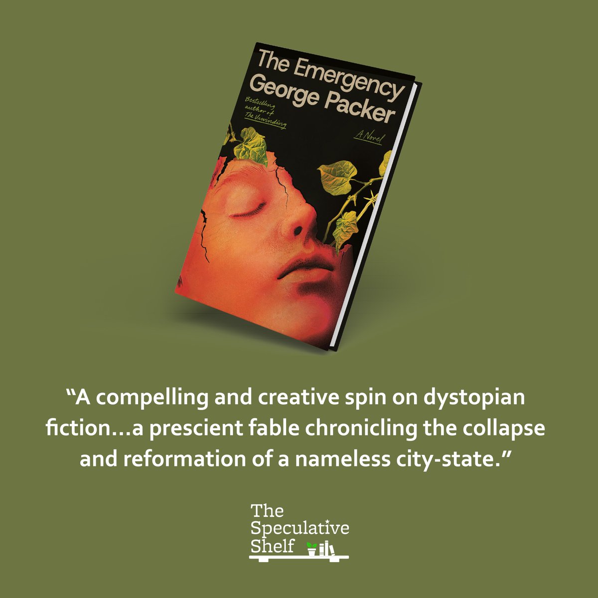 The Speculative Shelf (@specshelf) on Twitter photo Review: The Emergency (November 2025) by George Packer via <a href="/fsgbooks/">Farrar,Straus&Giroux</a> 🐷 "A compelling and creative spin on dystopian fiction...a prescient fable." 🧑⚕️ speculativeshelf.com/2025/10/17/rev… Review: The Emergency (November 2025) by George Packer via <a href="/fsgbooks/">Farrar,Straus&Giroux</a> 🐷 "A compelling and creative spin on dystopian fiction...a prescient fable." 🧑⚕️ speculativeshelf.com/2025/10/17/rev…