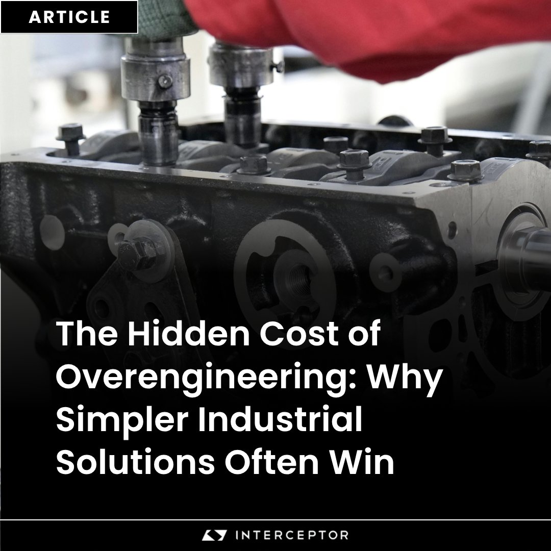 interceptorbybp's tweet image. Ever seen a #smartsystem fail when things get tough?
That’s #overengineering, complexity that looks great on paper but collapses in the field.
See why simpler, purpose-built systems win with #InterceptorbyBP’s rugged, reliable design.
🔗 interceptor.io/post/hidden-co…
