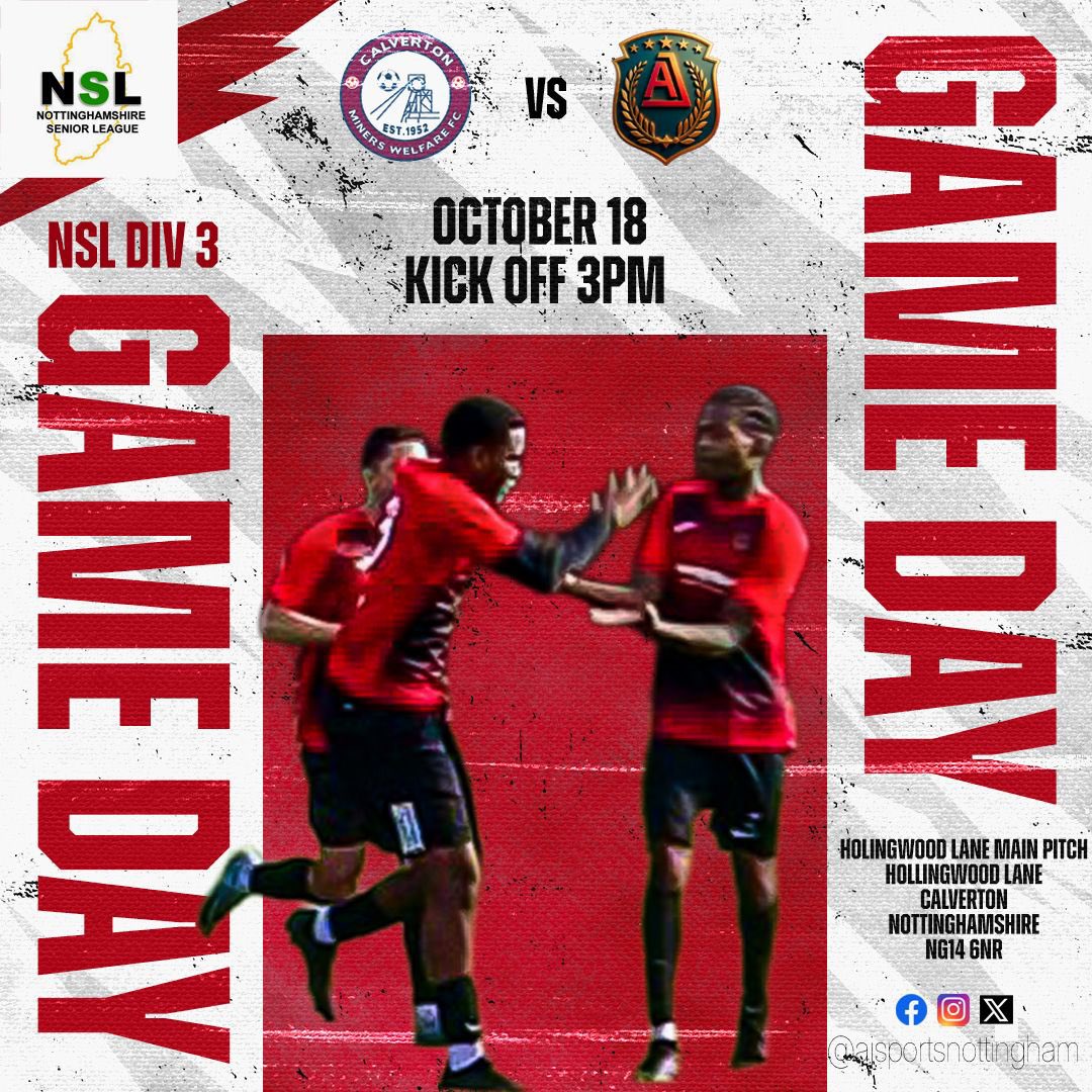 Our reserves are also getting the miles in as they travel to <a href="/CalvoMWFC/">Calverton MW FC</a> and try out the new pitch. 

If you’re up that way then please go and show them some support. ❤️🖤

<a href="/EuroSoccerCo/">Euro Soccer Company</a> <a href="/NottsSeniorLge/">Nottinghamshire Senior League</a>