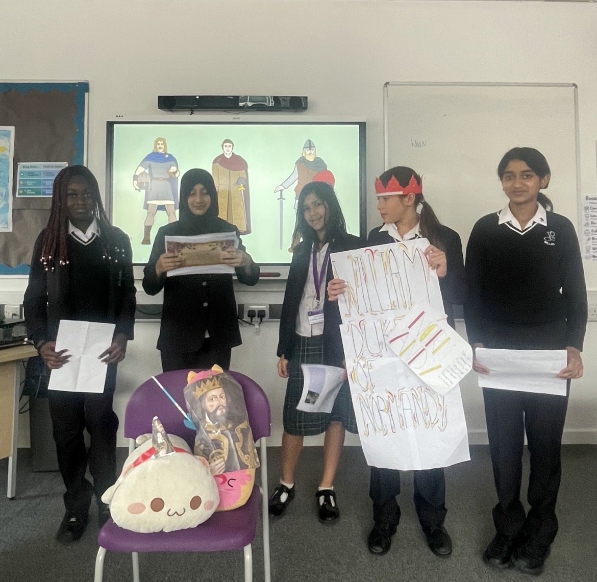 #MillaisHistory Some #MillaisYear7 students argued the case for William Duke of Normandy to be the king that England needed in 1066.