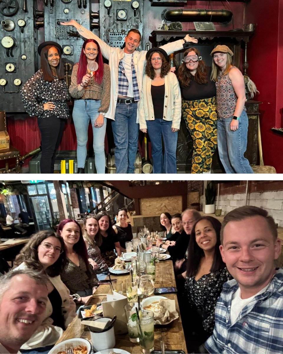 Escape room &amp; dinner social! This doubled as a joint birthday celebration and a goodbye for one of our members who is moving away 💚
#korfball #korfballeague #exeter #exetercitykorfball
#exetersport #TeamSport #mixedgendersport
#sportforall <a href="/swkakorf/">SWKA Korf</a>