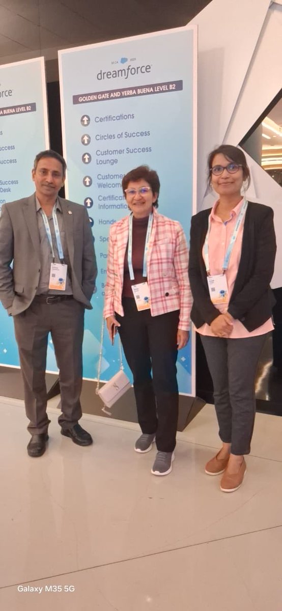 InfosysEvents's tweet image. Our leadership team met with Nimita Limaye, Research VP, IDC, and discussed Salesforce use cases in Life Sciences, Infosys’ capabilities in the industry, and client priorities shaping digital transformation.
#DF25 #InfyatDF25 #InfosysSalesforceServices #Dreamforce2025