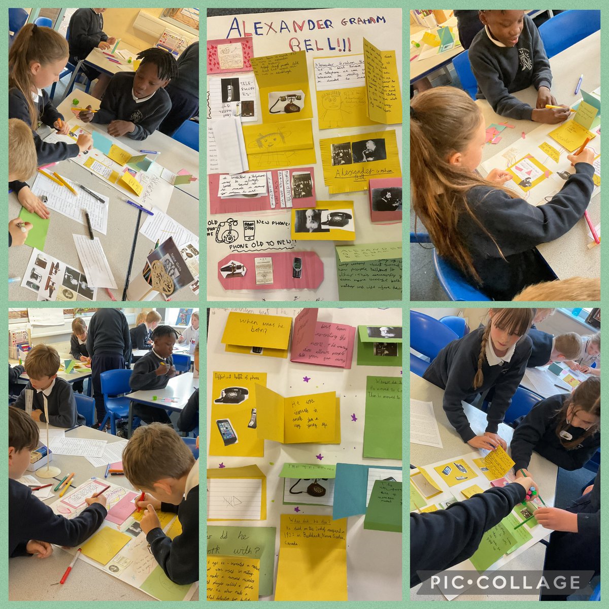 FPS_4_BStorms's tweet image. Having fun investigating our scientific inspirational person, Alexander Graham Bell. We are presenters.#fpsscience