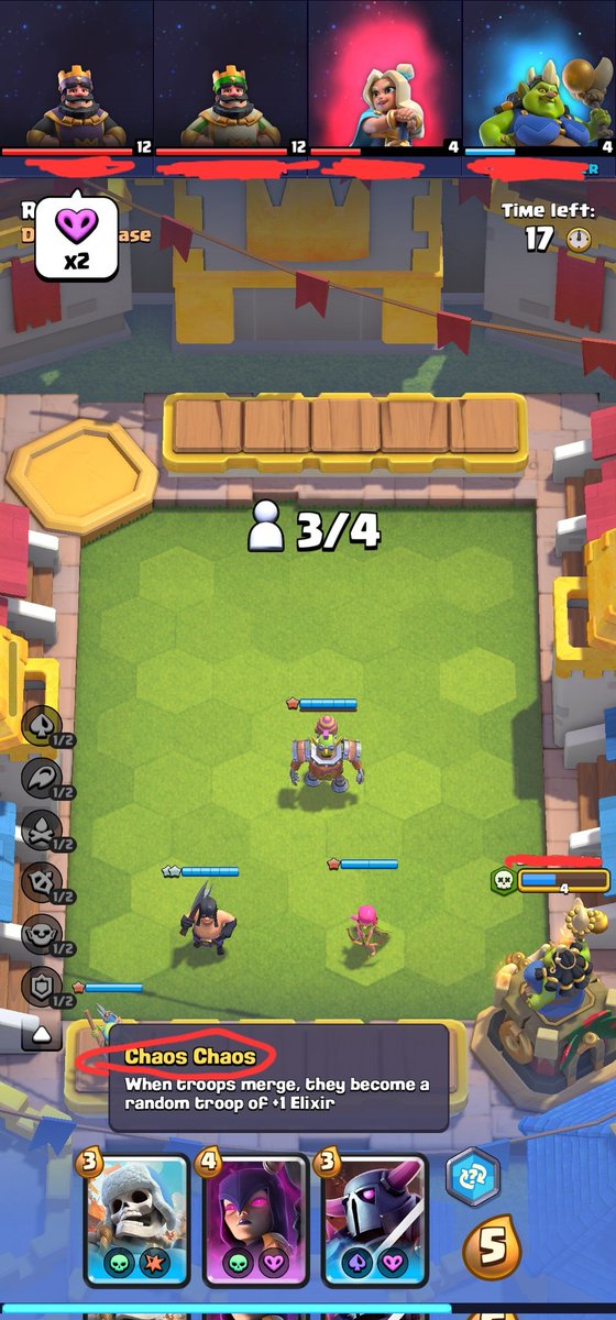 DillonPlanter's tweet photo. Am I buggin or is that a #DELTARUNE reference in clash? https://t.co/zKCXyxHrRM