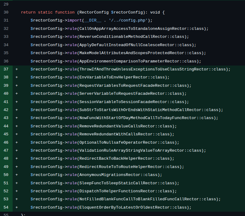 GeniJaho's tweet image. We recently tagged @rectorphp for Laravel - v2.1.0, and it's one of my favorite releases so far 🔥
Not just the bugfixes, but also all the rules that are now present by default in the Code Quality set 🚀
Huge thanks to @_calebdw @LiamHammett @can__vural @MrPunyapal & jm-f❤️🔥🤲
