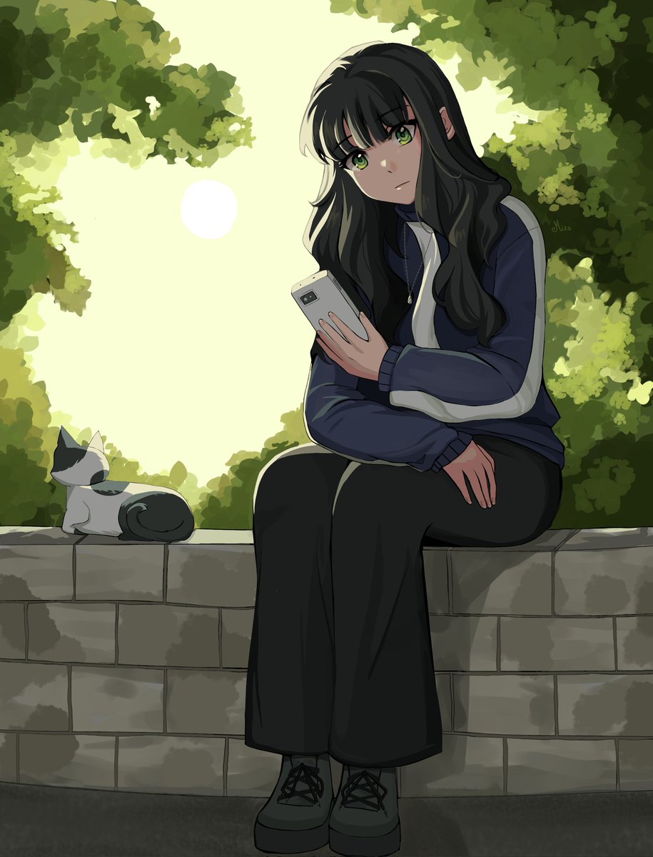 MShirazaki's tweet photo. 🐈🐈‍⬛ #cat #art #fyp #dessin #Art #sunset #artist #digitalart #graphism #illustration #ibisPaintX #ibispen https://t.co/u3CTixnmnk