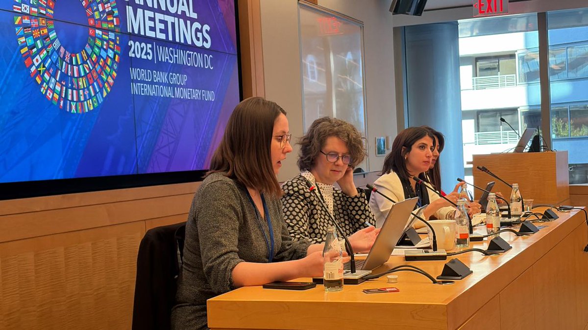 OxfamIFIs's tweet image. "Sometimes solutions aren’t new — they’re about using existing resources more creatively. Selling @IMFNews gold could provide funding for debt relief and help countries manage crises." -@MarinaZucker, @GDP_Center, at #IMFMeetings #WBGMeetigs.