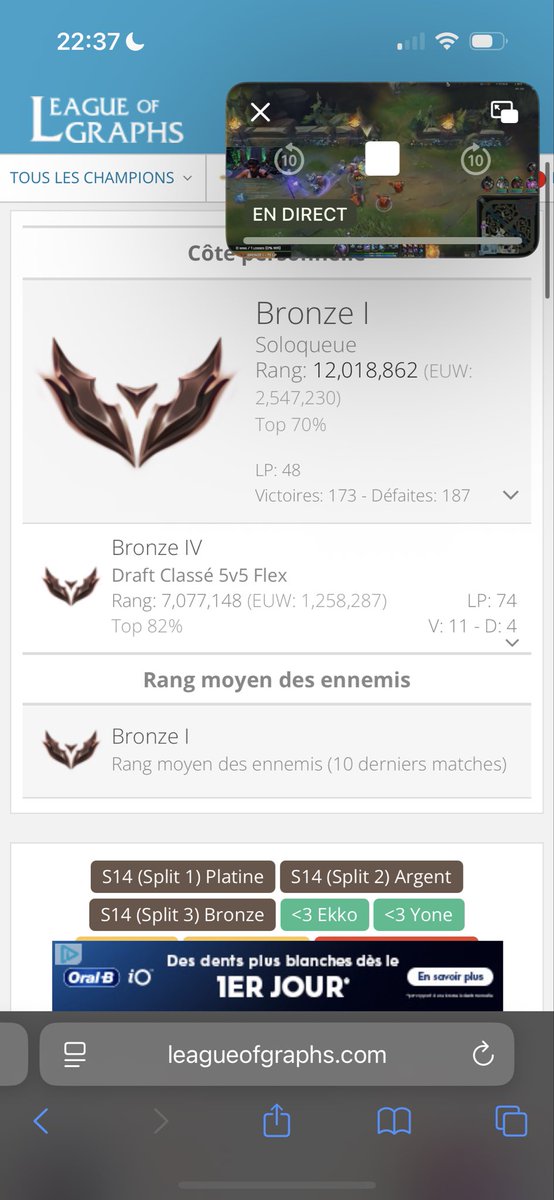 PrytoZ_'s tweet photo. Mais du coup Inox était plat au premier split, donc pourquoi la comm était tournée en mode « un débutant va tenter un challenge impossible » ? https://t.co/fF7A8BONLG