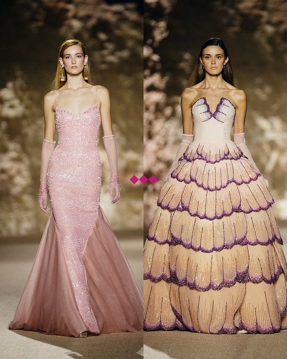 tha_azyaa's tweet image. تقدم المصممة وعد العقيلي مجموعتها “يامال”، المستوحاة من إرث الغوص السعودي، حيث استلهمت من عالم البحر وأغاني النهّامة وعباءة “أم السمكة” بانسيابتها التي تعكس حركة الموج
#أسبوع_الأزياء_في_الرياض 
@waadaloqaili