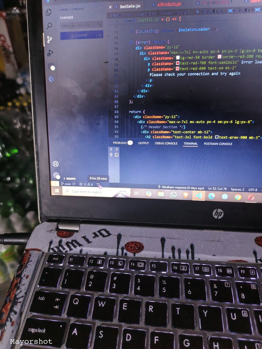 CodeMayor's tweet image. My 6hrs today
Between attending to customer and coding.
What I do today just user can leave review on each product purchase after delivery, admin can manage the review, approved, delete or reject it and after approval it is available on each product