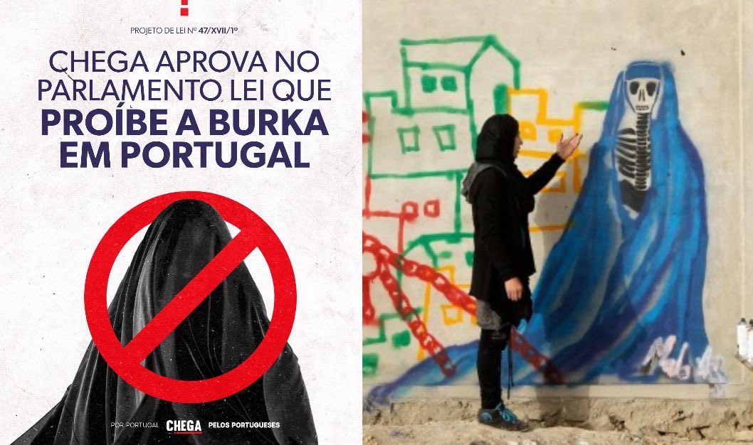 Num muro de Kandahar, no Afeganistão, foi pintado um esqueleto envolto em azul. É uma mulher. Ou melhor, o que resta dela. O corpo dissolvido em ossos, o rosto em caveira, o véu cobrindo o nada. Esta é a imagem que uma artista afegã, Malina Suliman, ousou pintar e que lhe valeu